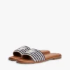 Script Monogram Stripe geweven slippers Script Monogram Stripe geweven slippers