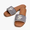 Script Monogram Stripe geweven slippers Script Monogram Stripe geweven slippers