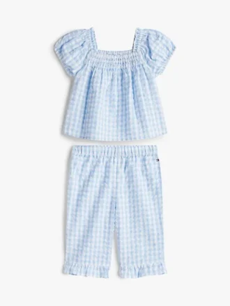 Set met geruite top en broek voor baby’s