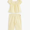Set met geruite top en broek voor baby’s Set met geruite top en broek voor baby’s
