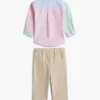 Set met gestreept shirt en broek voor baby’s Set met gestreept shirt en broek voor baby’s