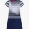 Set met gestreept T-shirt en Shorts voor baby’s Set met gestreept T-shirt en Shorts voor baby’s