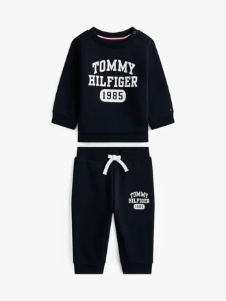 Set met logo-sweatshirt en broek voor baby’s Set met logo-sweatshirt en broek voor baby’s