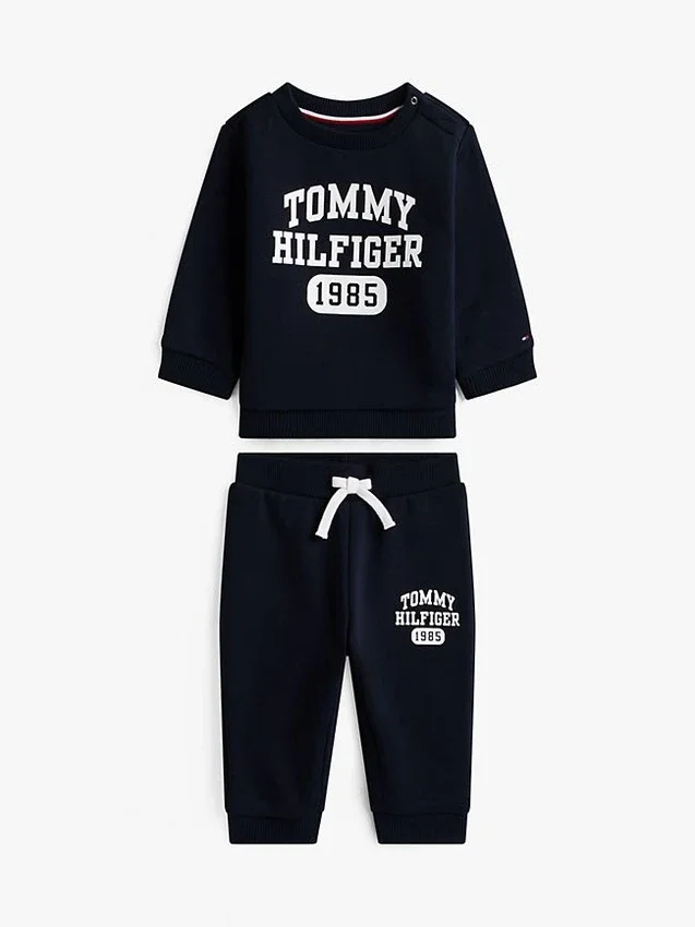 Set met logo-sweatshirt en broek voor baby’s Set met logo-sweatshirt en broek voor baby’s