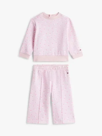 Set met sterren-topje en wijde broek voor baby’s