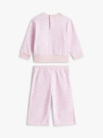 Set met sterren-topje en wijde broek voor baby’s