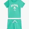 Set met T-shirt en Shorts met palmlogo voor baby’s