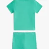 Set met T-shirt en Shorts met palmlogo voor baby’s