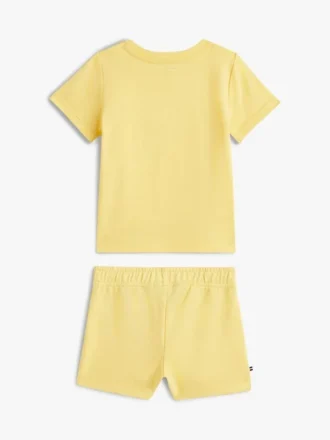 Set met T-shirt en Shorts met vlaglogo voor baby’s