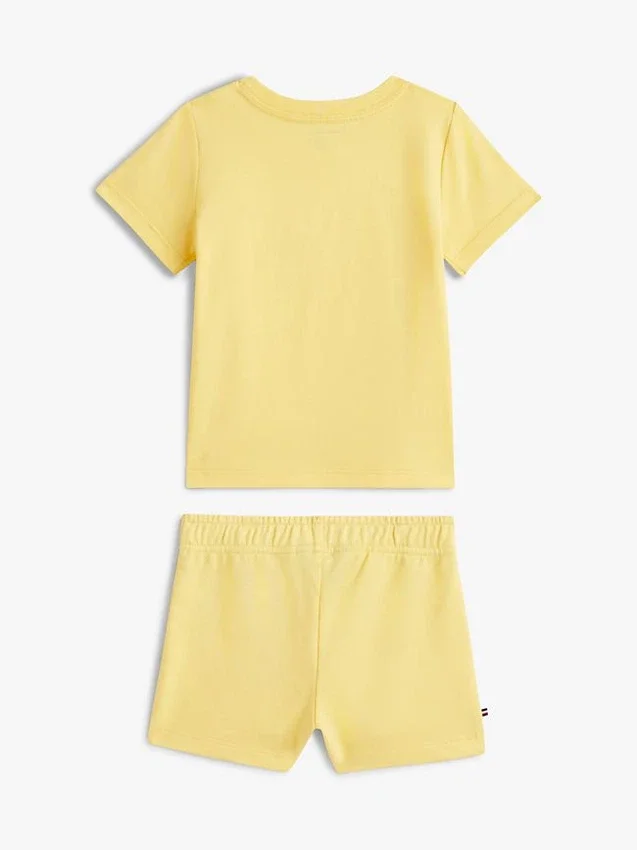 Set met T-shirt en Shorts met vlaglogo voor baby’s Set met T-shirt en Shorts met vlaglogo voor baby’s