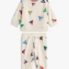 Set met top en broek met zeilvlaggen voor baby’s Set met top en broek met zeilvlaggen voor baby’s
