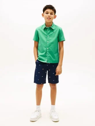 Shorts met vlaggenprint voor kinderen