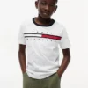 Signature Flag Stripe Logo T-shirt voor kinderen