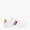 Signature Stripe leren court sneaker Signature Stripe leren court sneaker