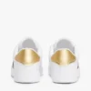 Signature Stripe leren court sneaker Signature Stripe leren court sneaker