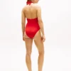 Signature Stripe Plunge Halter-zwempak Signature Stripe Plunge Halter-zwempak