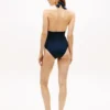 Signature Stripe Plunge Halter-zwempak Signature Stripe Plunge Halter-zwempak