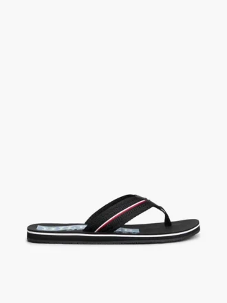 Signature Stripe-teenslippers