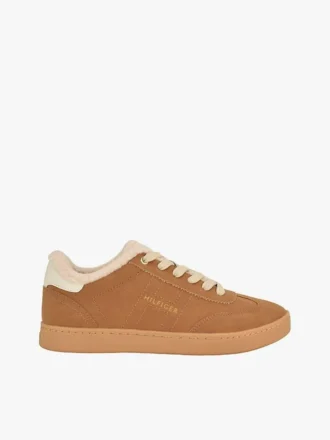 Skater-sneaker met teddyfleece voering