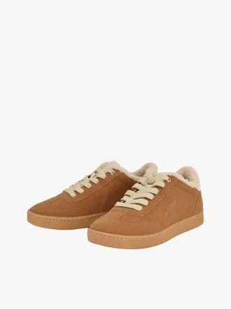 Skater-sneaker met teddyfleece voering