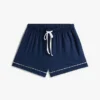 Slaapset met shirt en Shorts met contrasterende bies Slaapset met shirt en Shorts met contrasterende bies