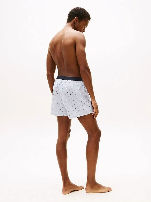 Slim Fit geweven boxershort Slim Fit geweven boxershort