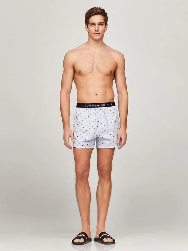 Slim Fit modieuze geweven boxershort Slim Fit modieuze geweven boxershort