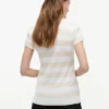 Slim Fit Polo met rits en rugbystrepen