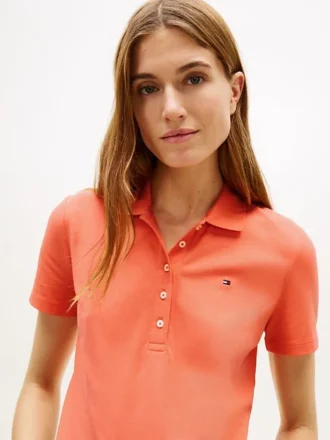 Slim Fit Stretch-katoenen polo Slim Fit Stretch-katoenen polo