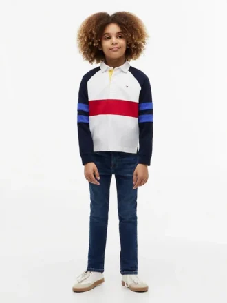 Slim fit stretchjeans voor kinderen
