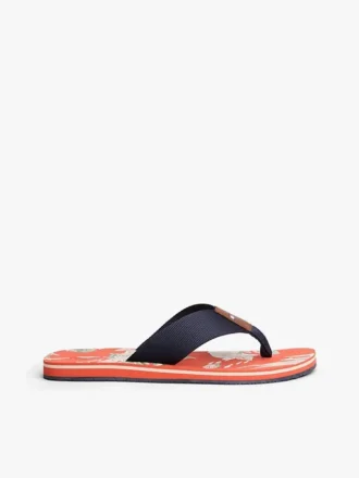 Slippers met bloemenprint