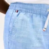 Slub katoenen broek met elastische tailleband voor kinderen