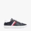 Sneaker met gestreepte leren cupzool Sneaker met gestreepte leren cupzool