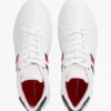Sneaker met gestreepte leren cupzool Sneaker met gestreepte leren cupzool