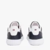 Sneaker met gestreepte leren cupzool Sneaker met gestreepte leren cupzool