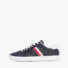 Sneaker met gestreepte leren cupzool Sneaker met gestreepte leren cupzool