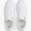Sneaker met gladde leren cupzool Sneaker met gladde leren cupzool