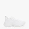 Sneaker van dik leer met gemengde textuur Sneaker van dik leer met gemengde textuur