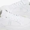 Sneaker van dik leer met gemengde textuur Sneaker van dik leer met gemengde textuur