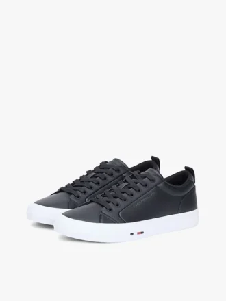 Sneaker van gevulkaniseerd leer