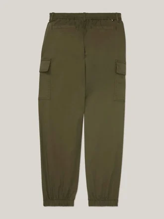 Stretch cargo-chino-joggingbroek voor kinderen