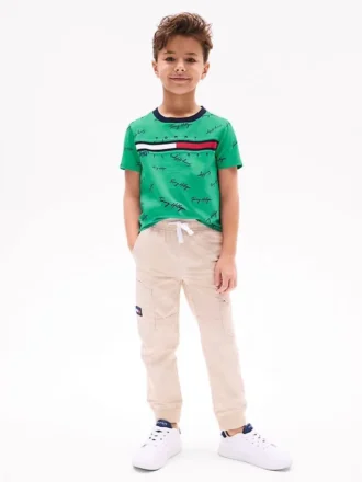 Stretch cargo-joggingbroek voor kinderen