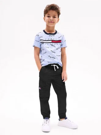 Stretch cargo-joggingbroek voor kinderen