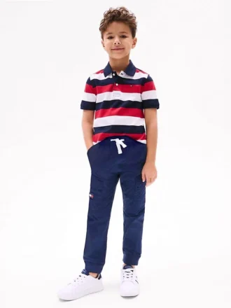 Stretch cargo-joggingbroek voor kinderen