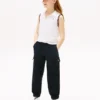Stretch chino cargo-joggingbroek voor kinderen Stretch chino cargo-joggingbroek voor kinderen