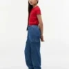 Stretch chino cargo-joggingbroek voor kinderen Stretch chino cargo-joggingbroek voor kinderen
