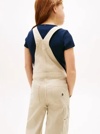 Stretch-denim overall met wijde pijpen voor kinderen