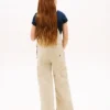 Stretch-denim overall met wijde pijpen voor kinderen Stretch-denim overall met wijde pijpen voor kinderen