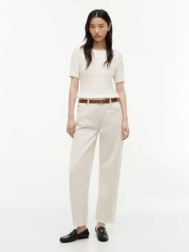 Stretch High-Rise Barrel-Jeans Stretch High-Rise Barrel-Jeans