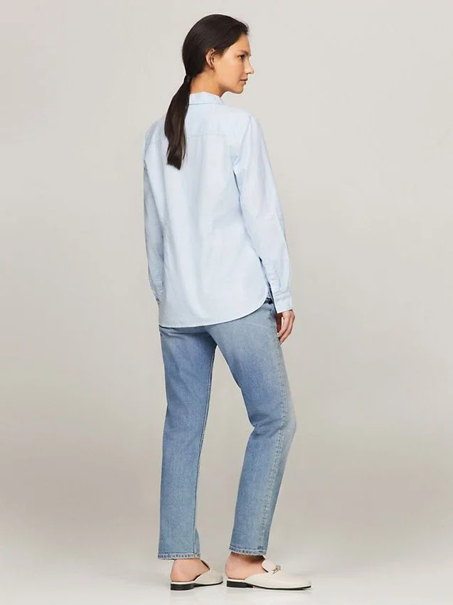 Stretch Oxford-overhemd met normale pasvorm Stretch Oxford-overhemd met normale pasvorm